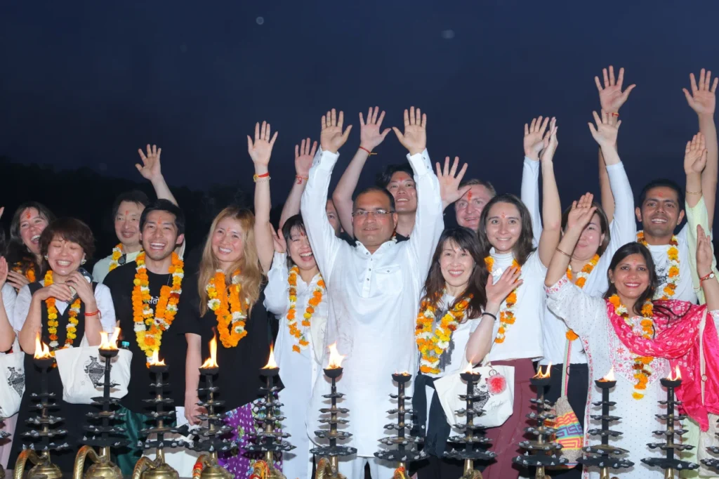 Yoga retreat excursion ganga aarti